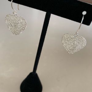 .925 mesh earrings.